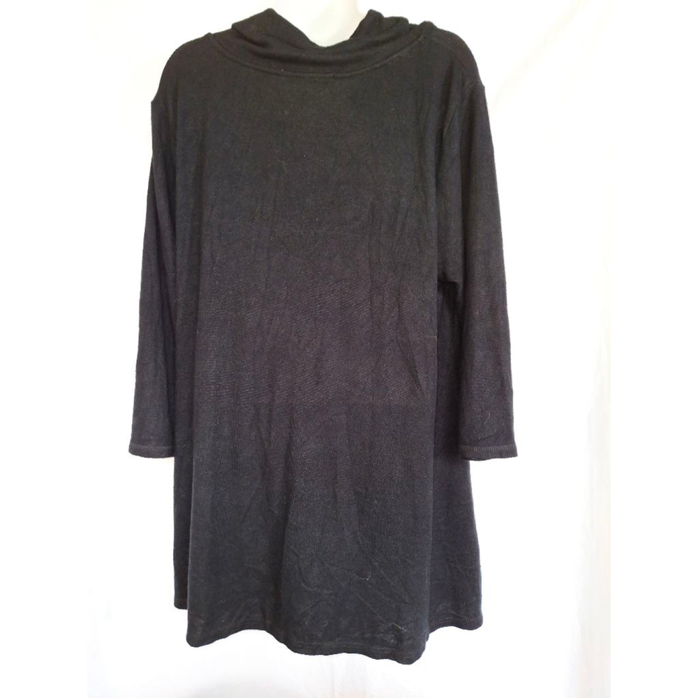ASTROLOGIE womens Black Tunic Topsz L pullover Witchy gothic sweater - Picture 3 of 5